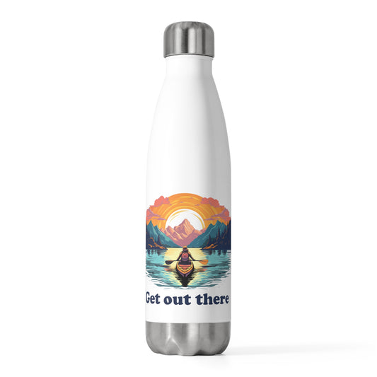 Get Out There Kayaking 20oz Insulated Bottle