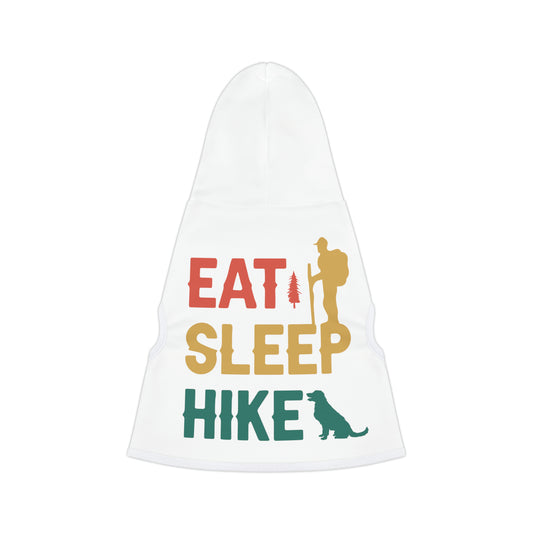 Eat Sleep Hike Pet Hoodie