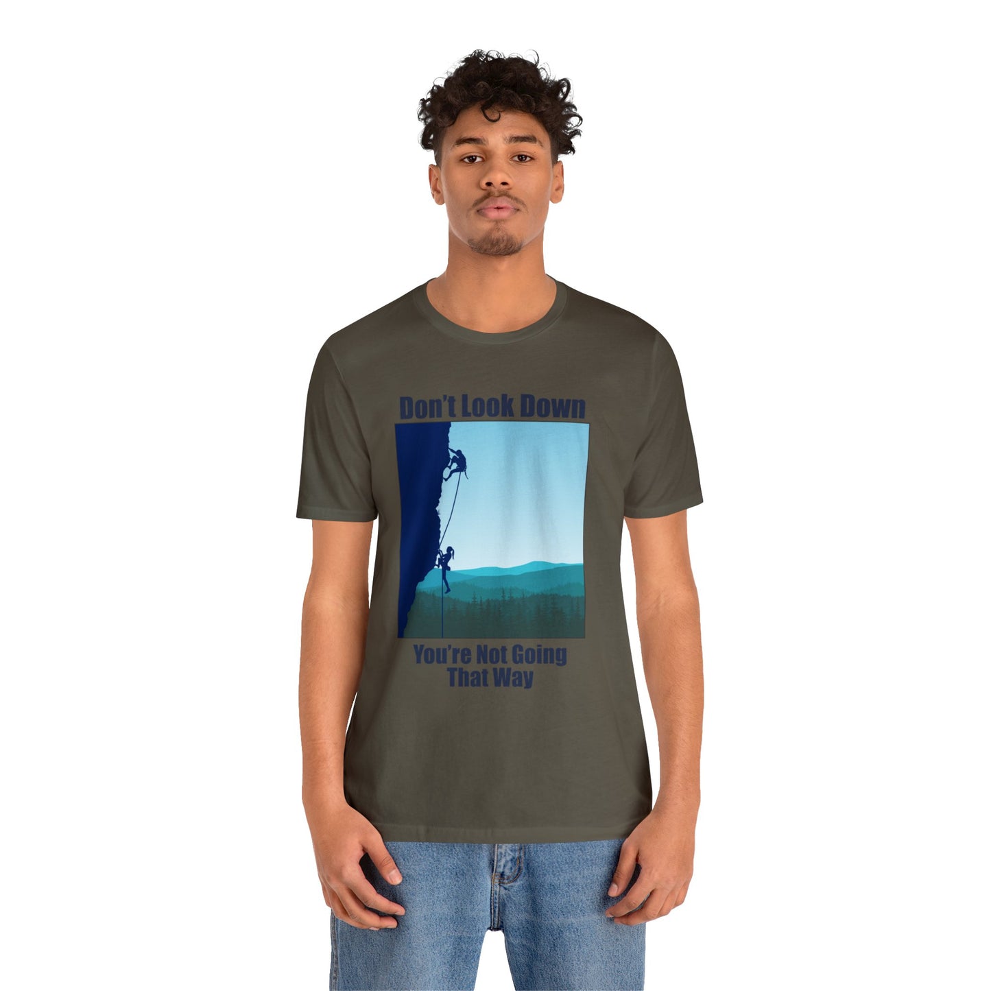 Don't Look Down Short Sleeve Tee Light