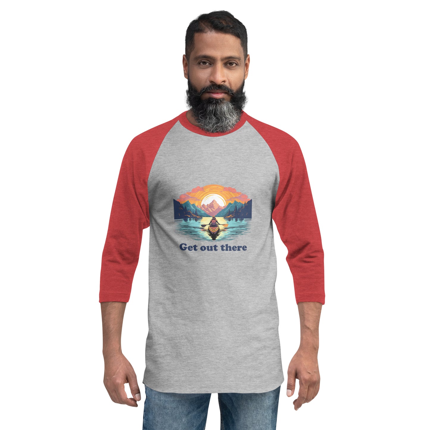 Kayak GOT 3/4 sleeve raglan shirt Light