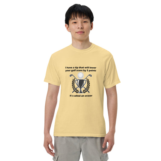 Golf Tip unisex garment-dyed heavyweight t-shirt
