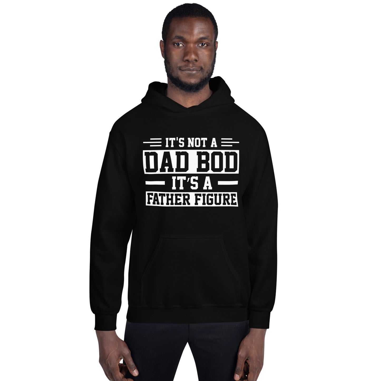 Dad Bod Men's Hoodie Dark