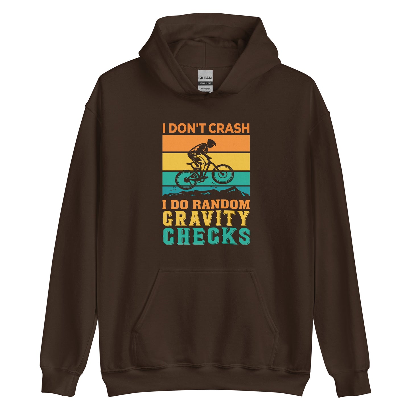 I Don't Crash Hoodie Dark