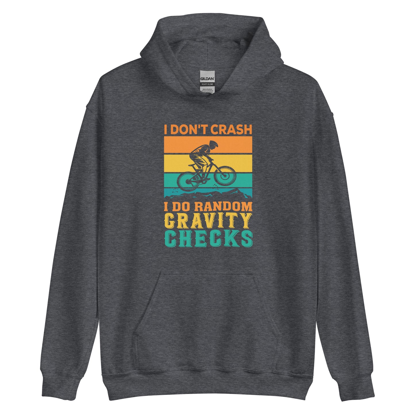 I Don't Crash Hoodie Dark