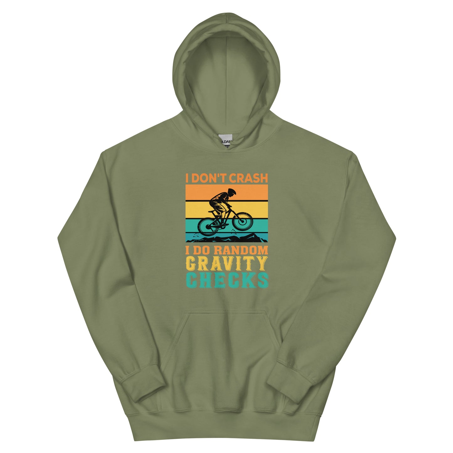 I Don't Crash Hoodie Light