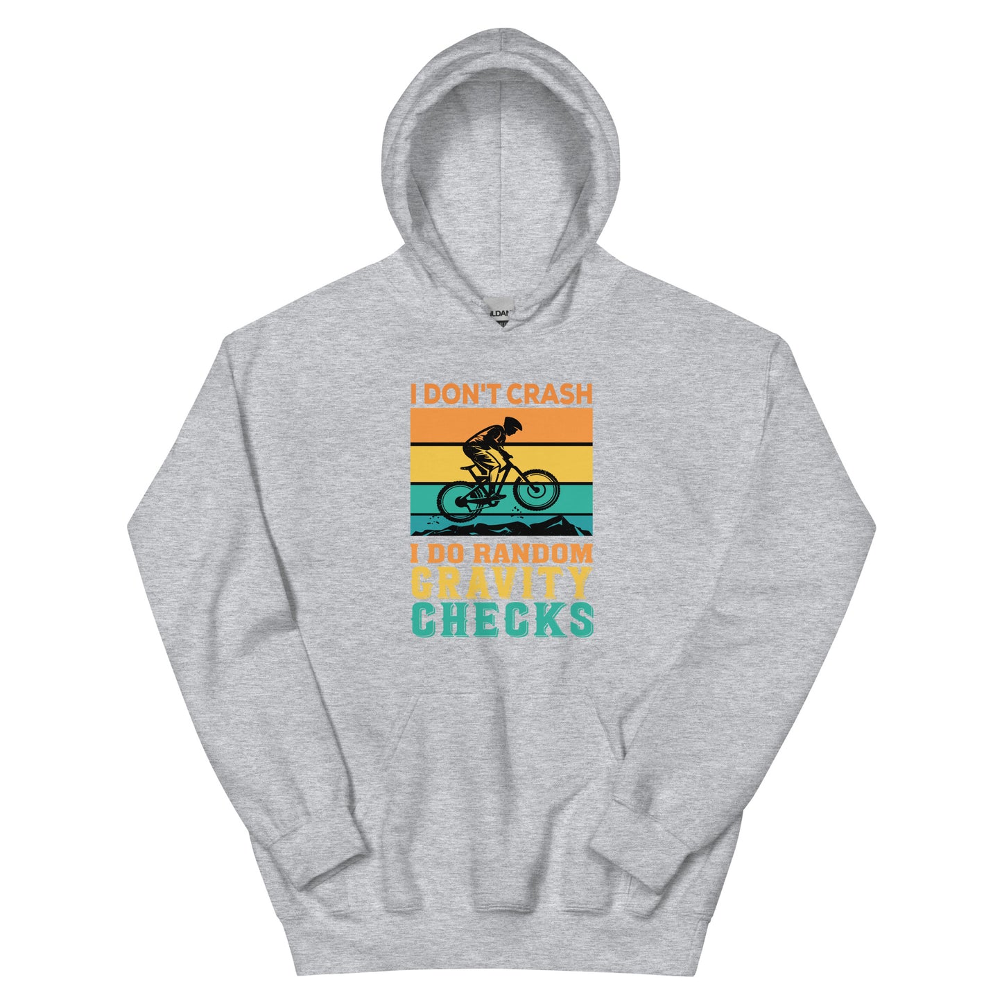 I Don't Crash Hoodie Light