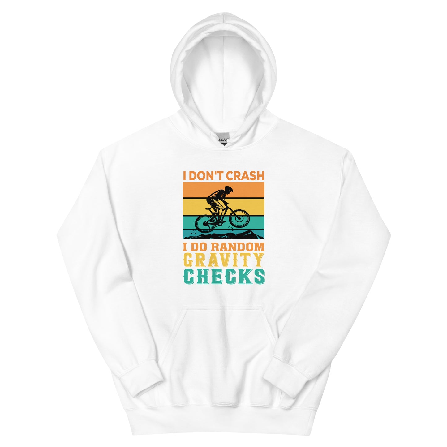 I Don't Crash Hoodie Light