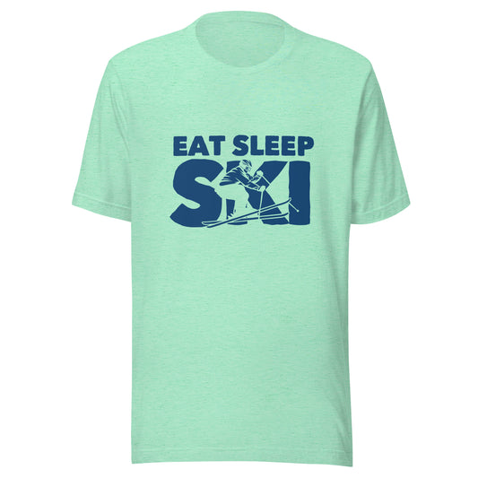 Eat Sleep Ski t-shirt Light