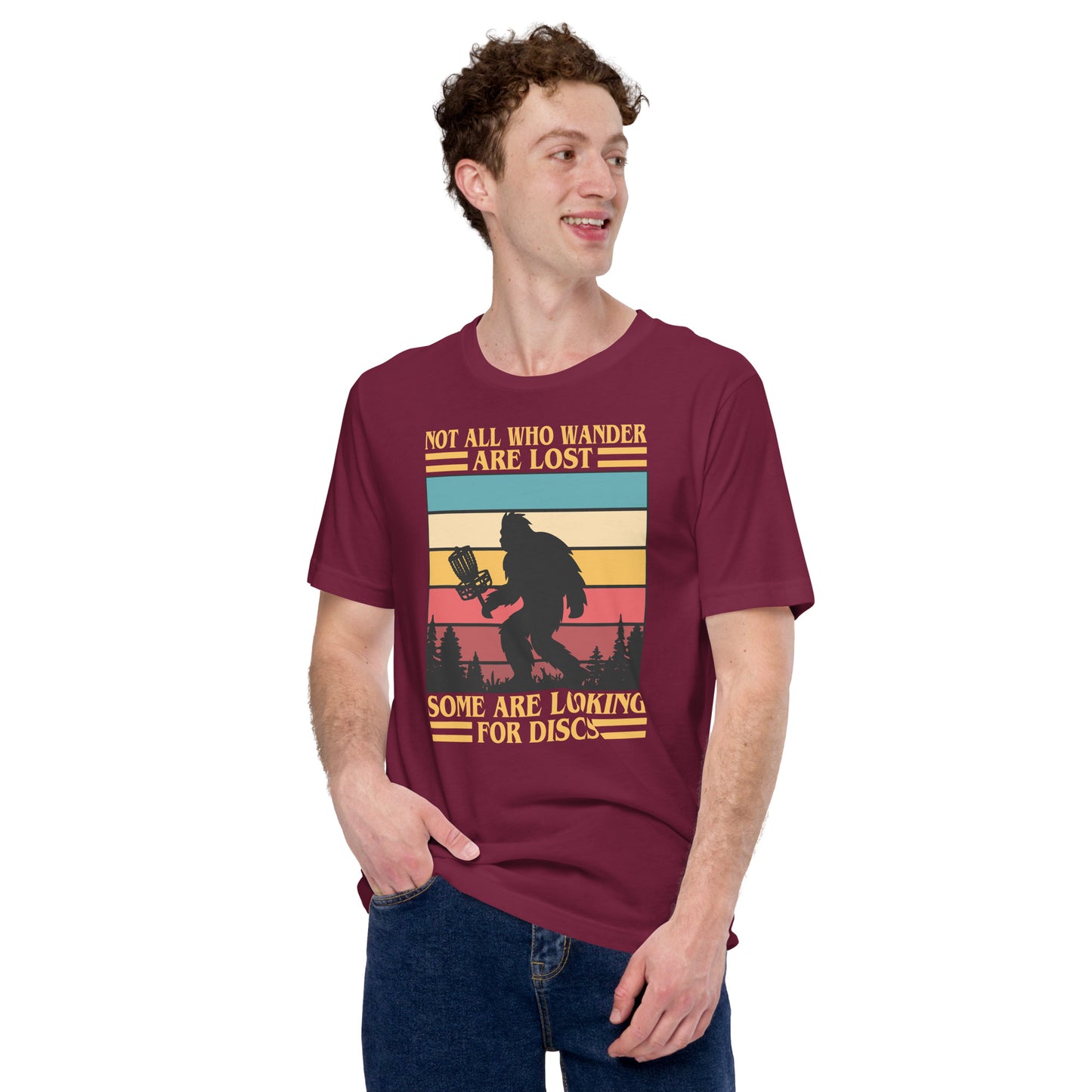 Looking For Disks Unisex t-shirt Dark