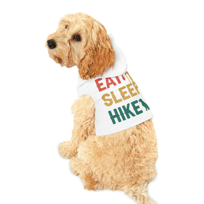 Eat Sleep Hike Pet Hoodie