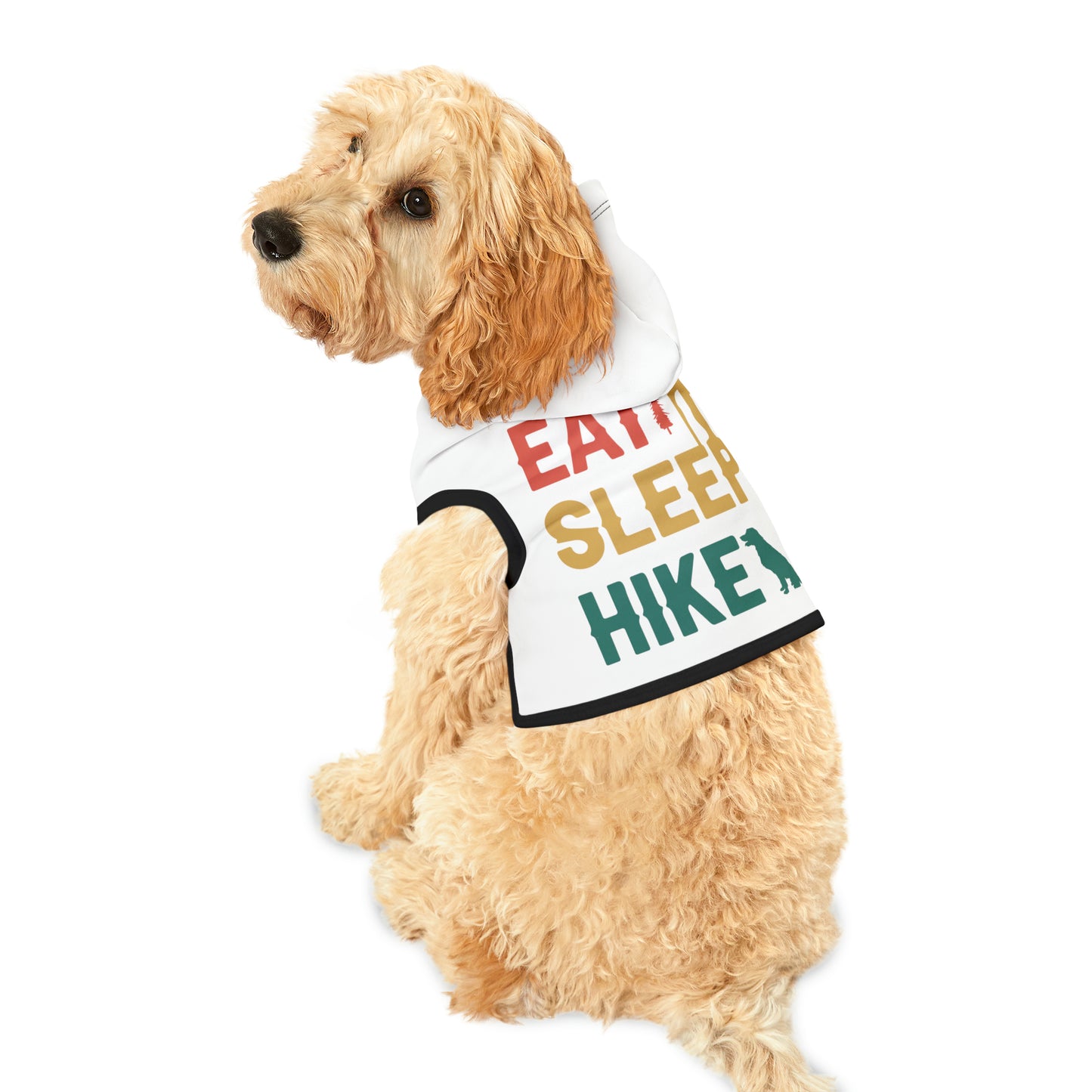 Eat Sleep Hike Pet Hoodie