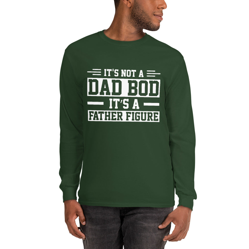 Dad Bod Men’s Long Sleeve Shirt Dark