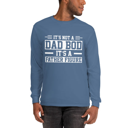 Dad Bod Men’s Long Sleeve Shirt Dark