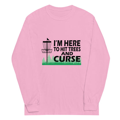 Hit Trees and Curse Long Sleeve Shirt Light