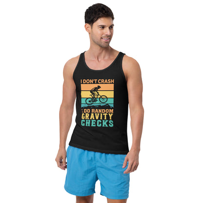 I Don't Crash Tank Top Dark