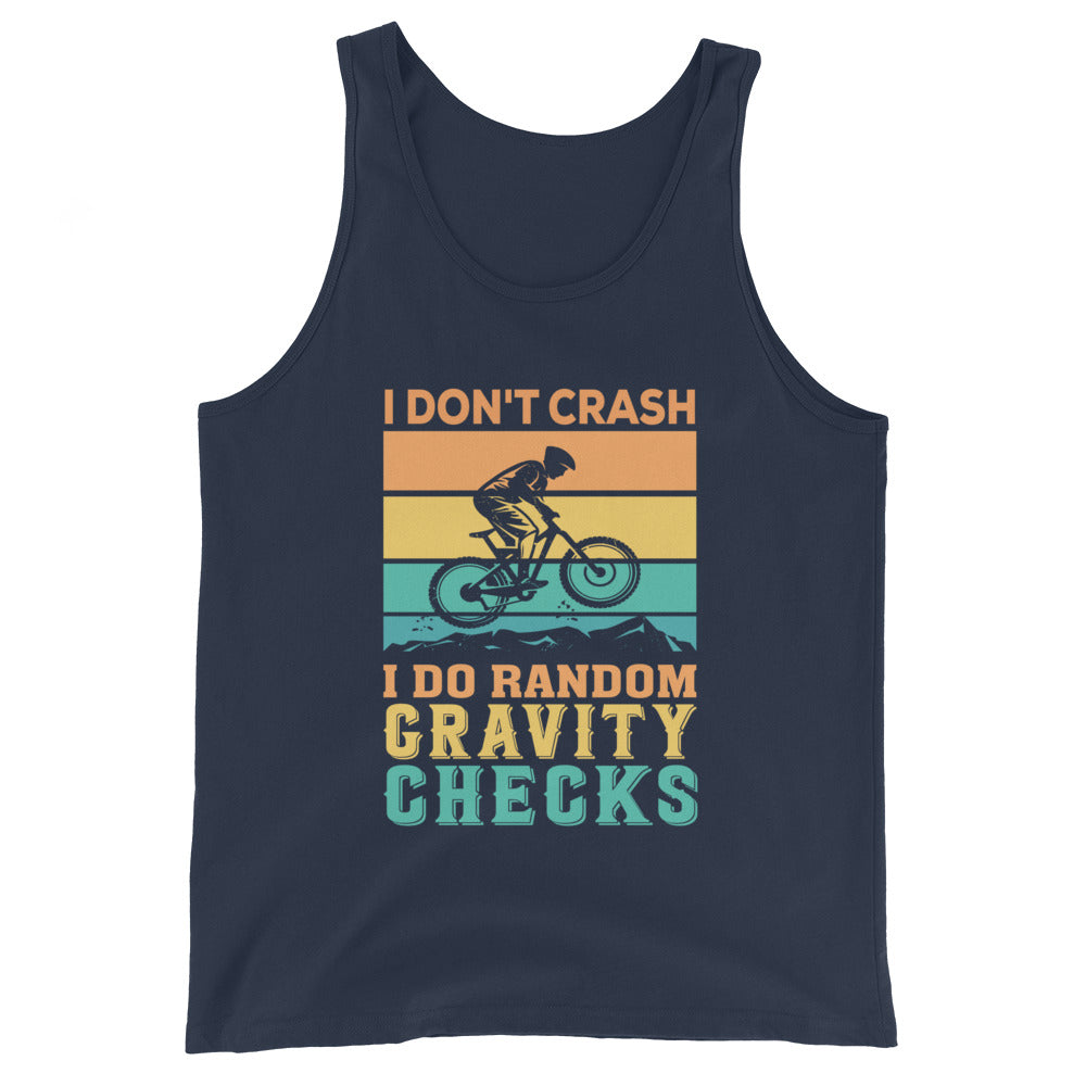 I Don't Crash Tank Top Dark