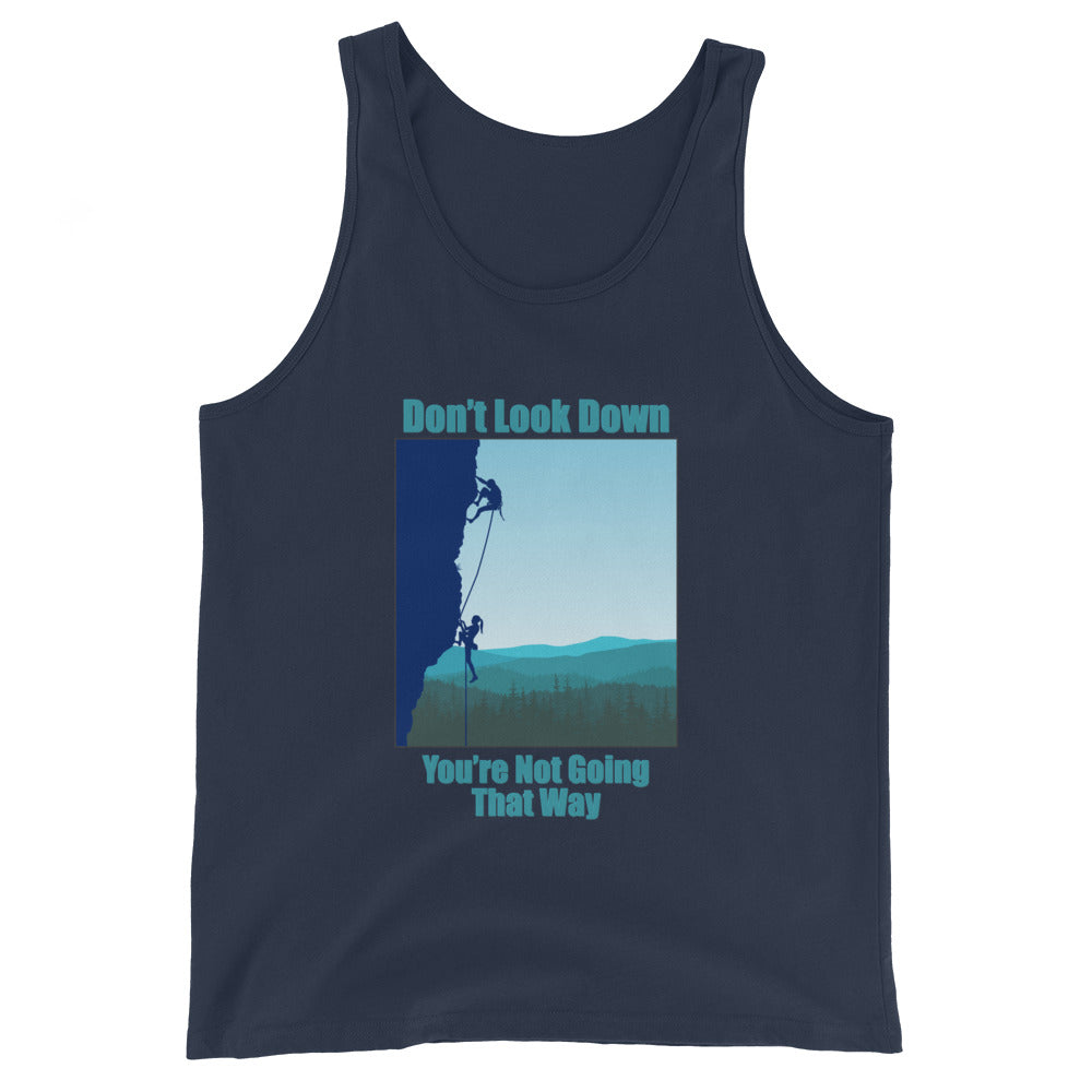 Don't Look Down Rock Climbing Tank Top