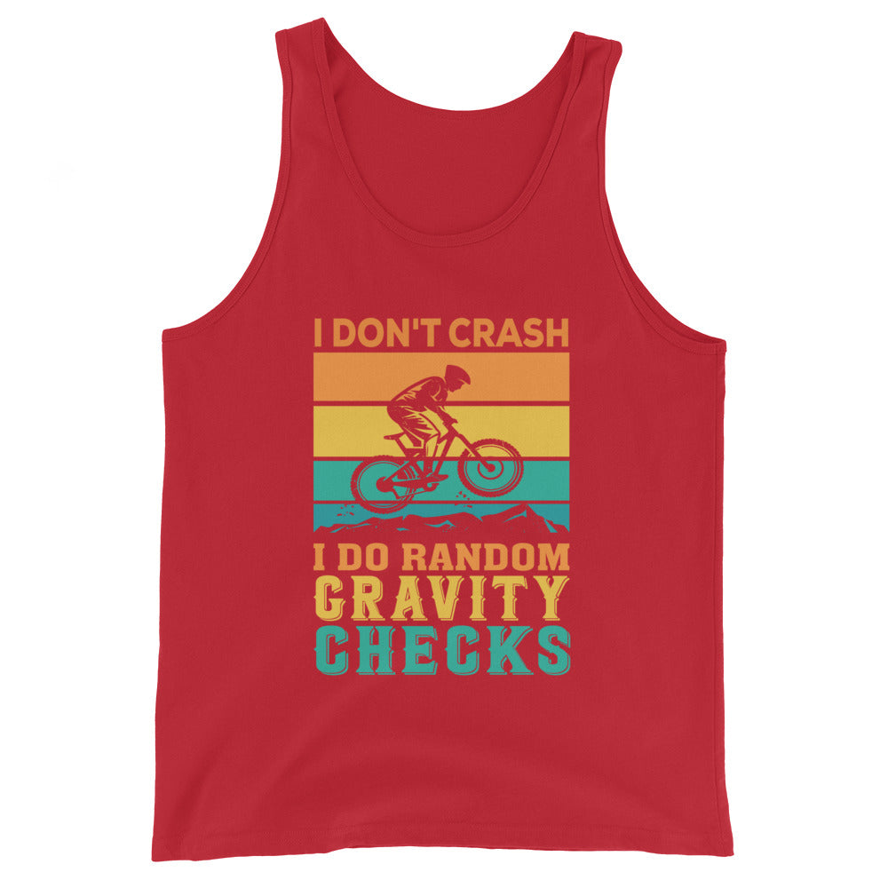 I Don't Crash Tank Top Dark