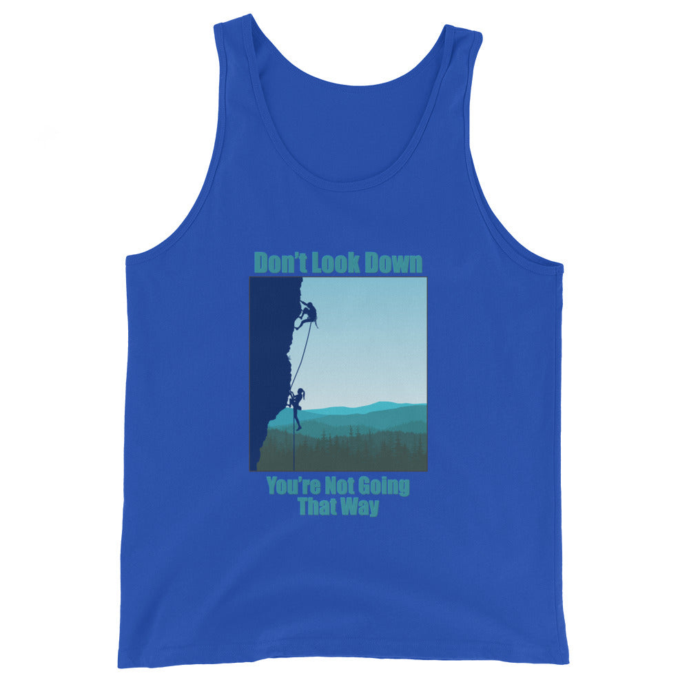 Don't Look Down Rock Climbing Tank Top