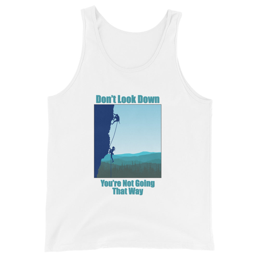 Don't Look Down Rock Climbing Tank Top