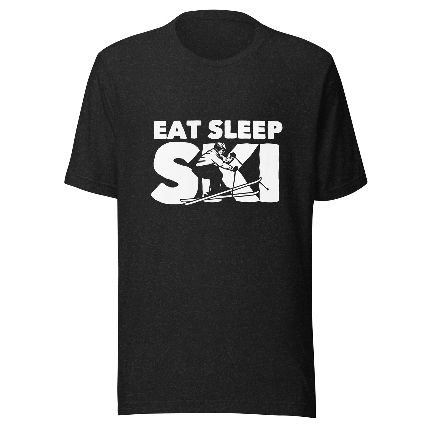 Eat Sleep Ski t-shirt Dark