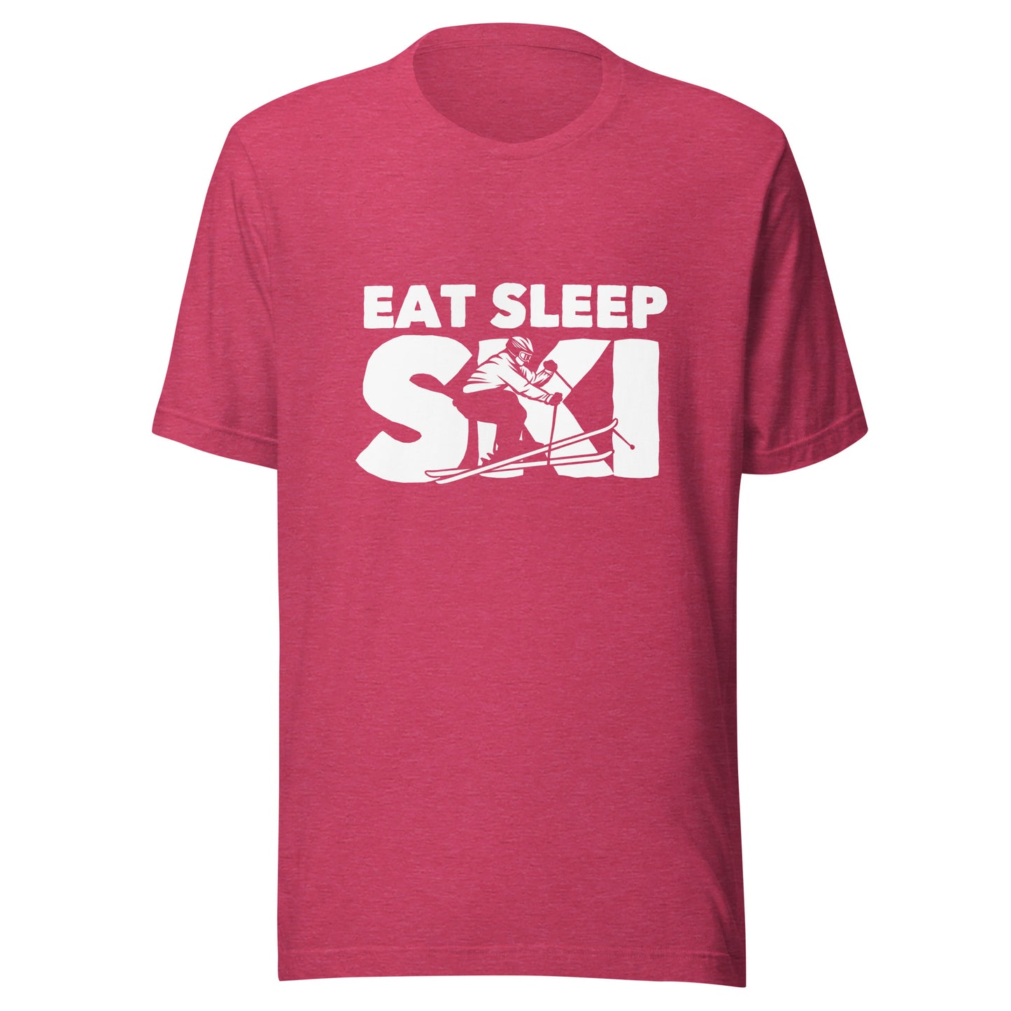 Eat Sleep Ski t-shirt Dark