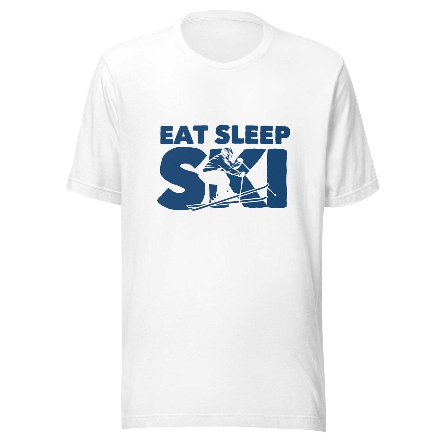 Eat Sleep Ski t-shirt Light